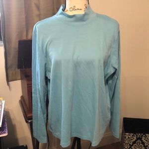 L.L.Bean Women’s Light Blue Turtleneck